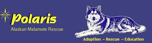 Polaris Alaskan Malamute Rescue Logo